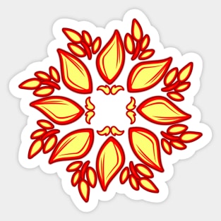 Face Mask Flower 30 Sticker